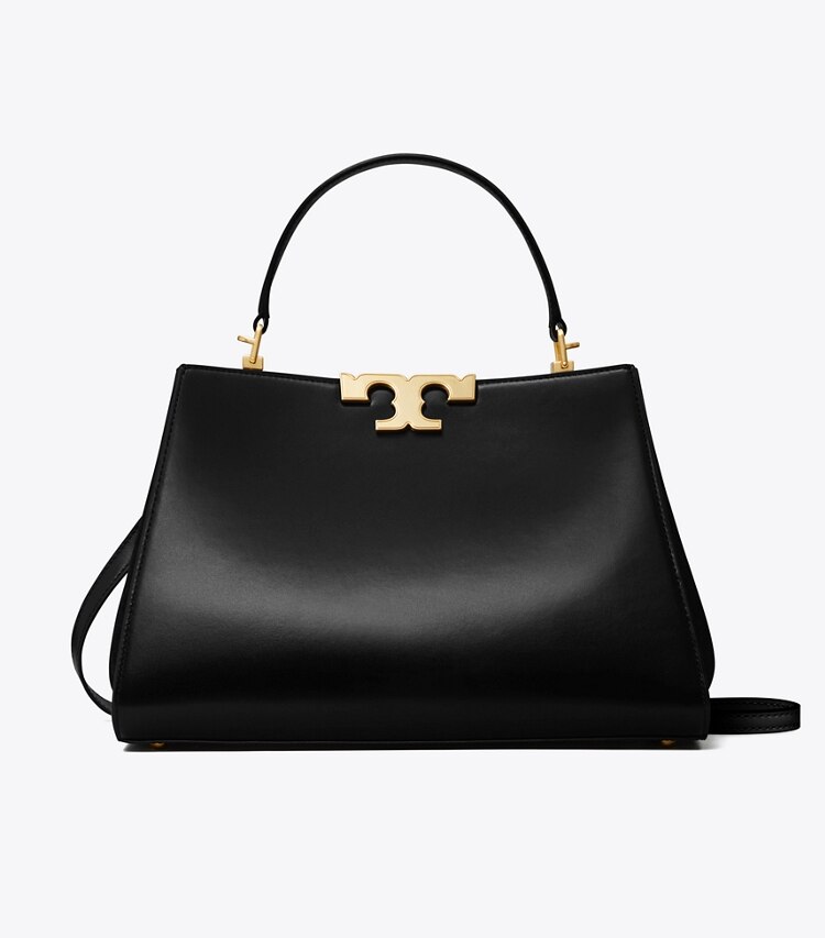 Tory Burch diseñador bolsos satchel Satchel Eleanor en Black frente