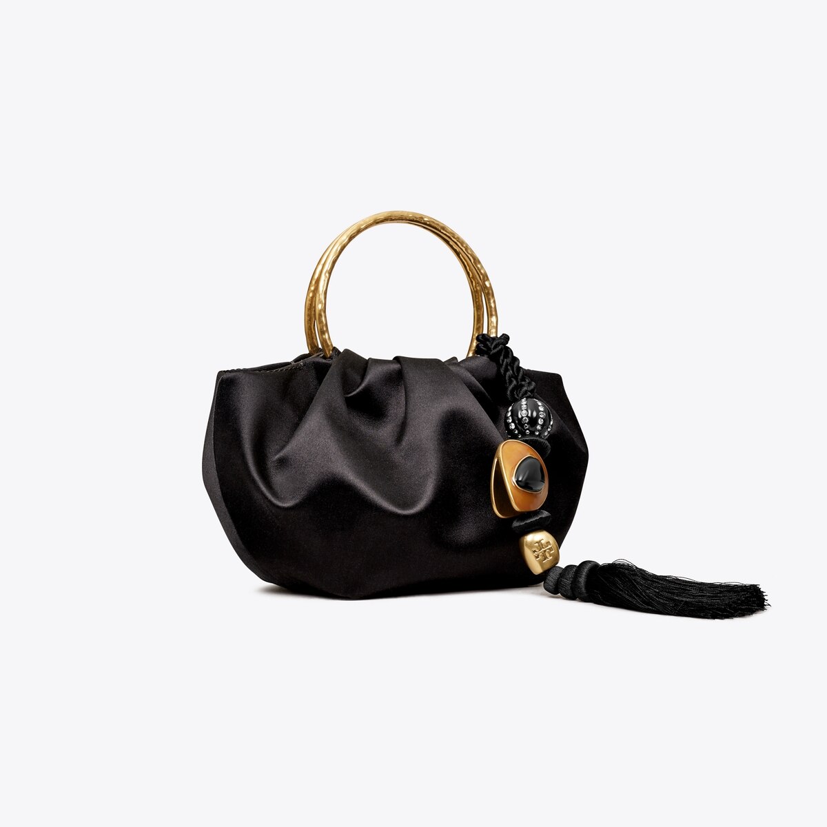 Satin Double Ring Evening Bag: Women's Designer Clutches | Tory Burch