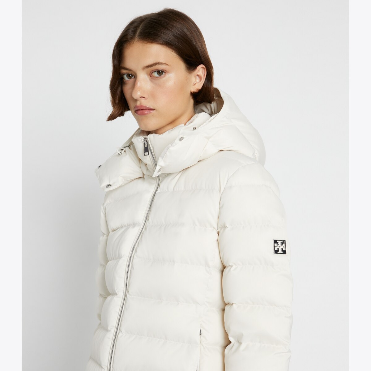 Tory Burch long quilted outlets belted coat