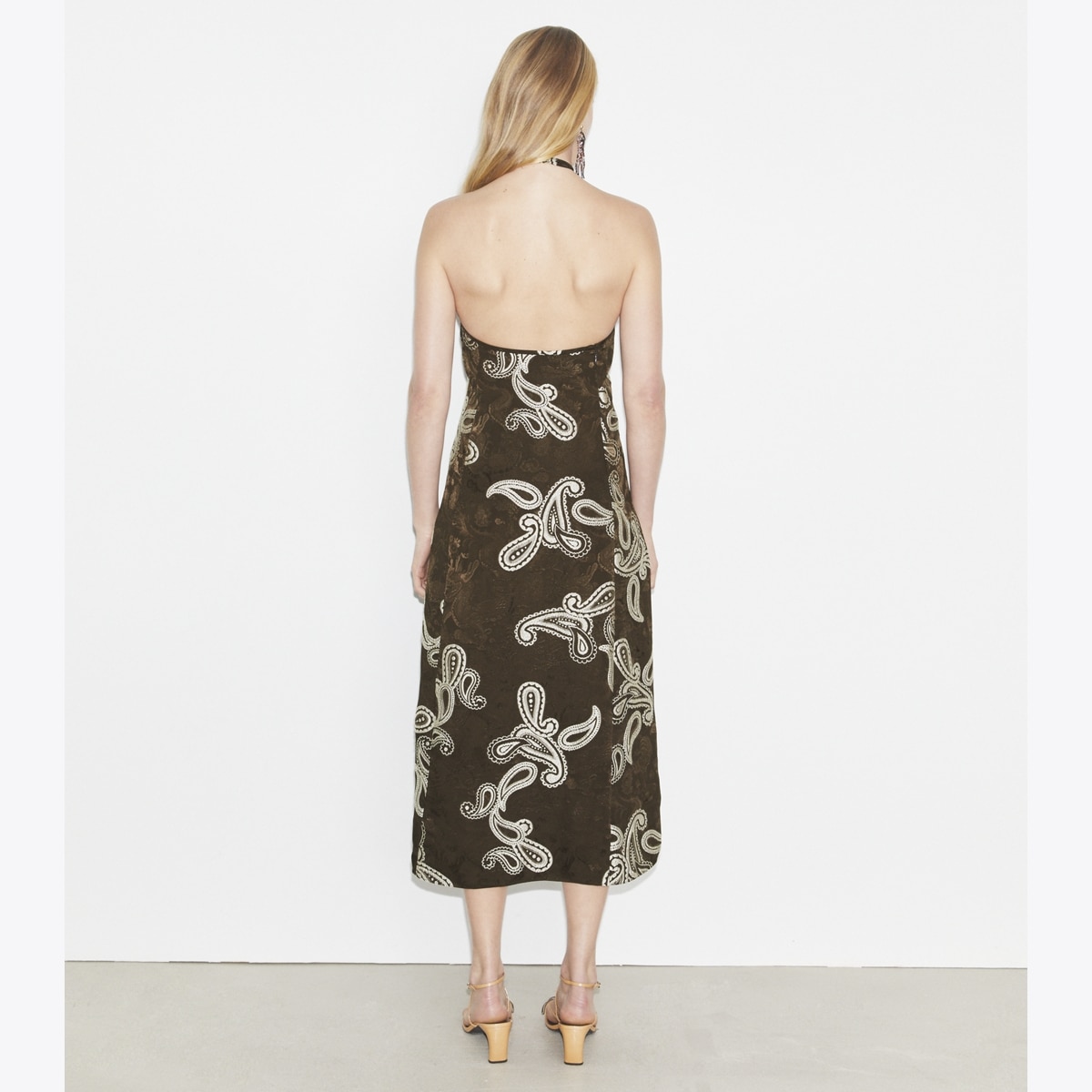 ドレス送料&関税込み★Tory Burch★BONDED SATIN DRESS★ Satin Halter Dress: Women's Designer Dresses | Tory Burch