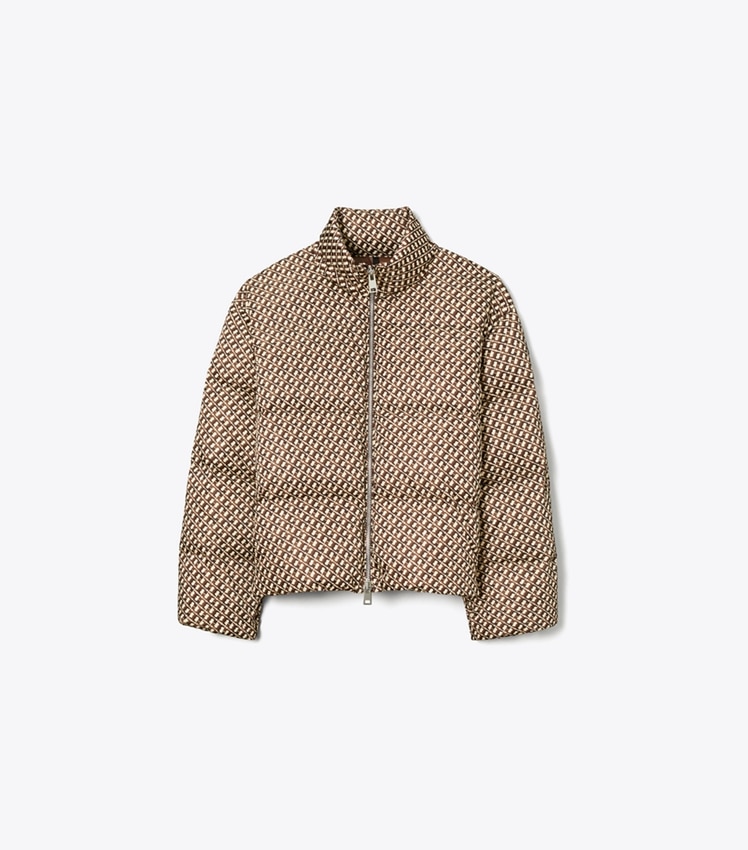 Satin Puffer Jacket by Tory Burch