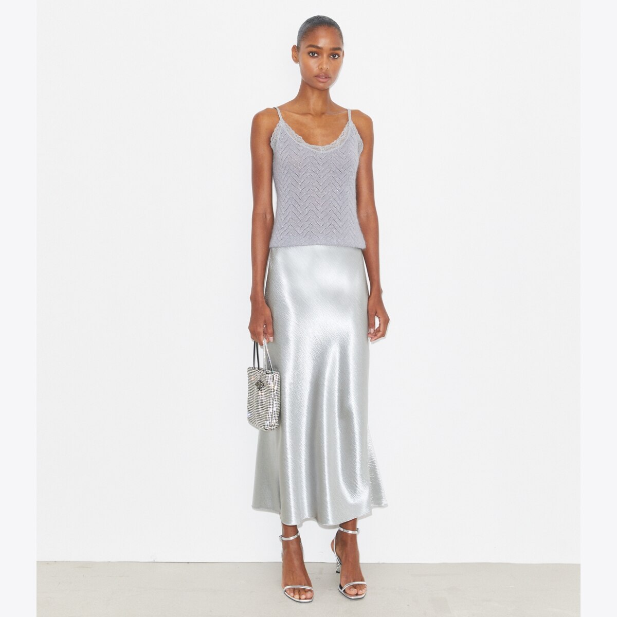 SATIN SKIRT - thumbnail 2