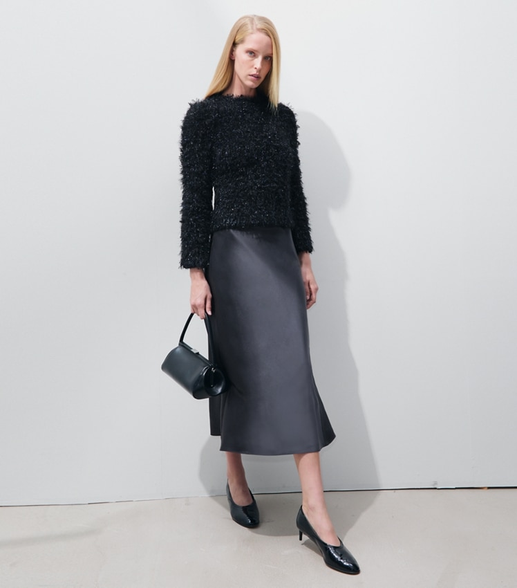 Satin Skirt by Tory Burch