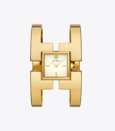 Women's Robinson Gold-tone Stainless Steel Bracelet Watch 27x29mm