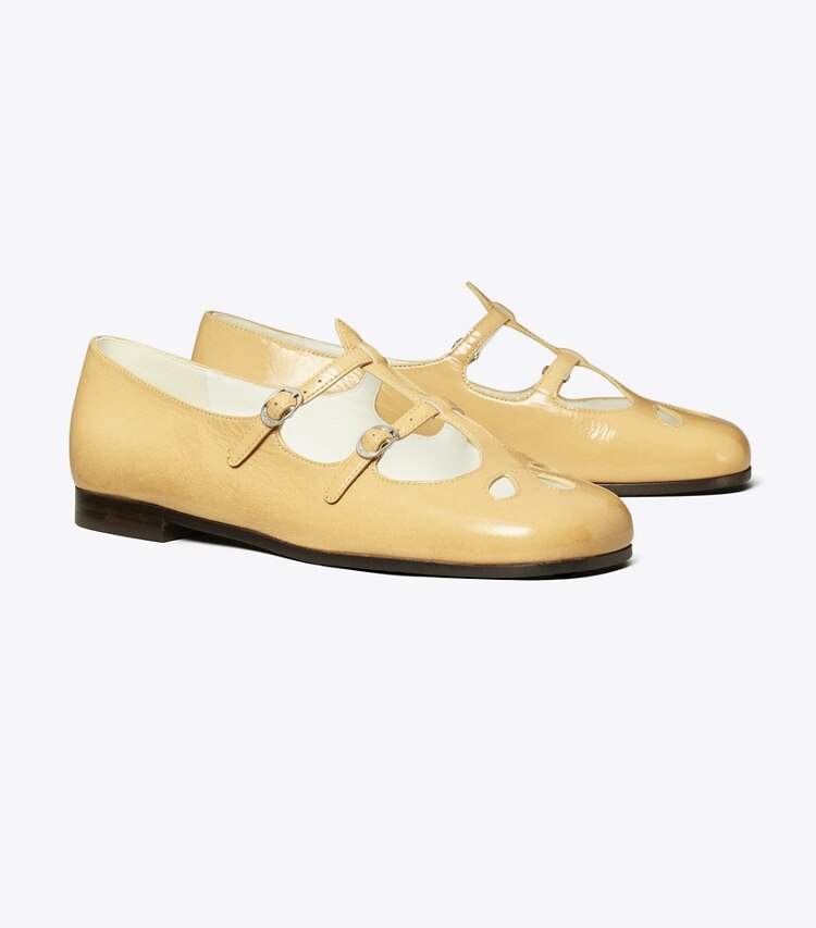Tory Burch designer mocassini Scarpe Mary Jane Violet in CANTUCCI angle