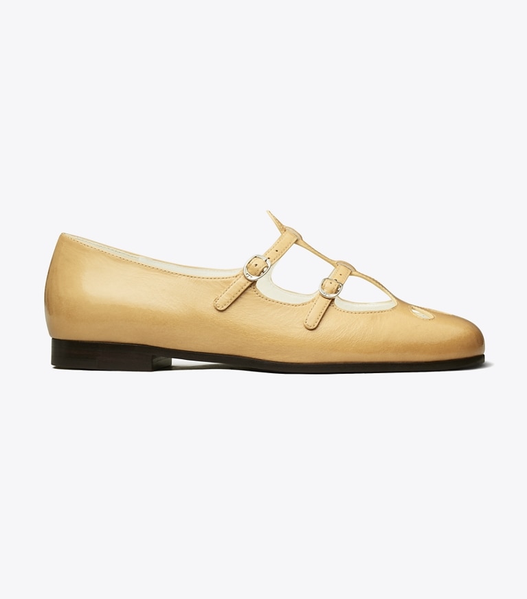 Tory Burch designer mocassini Scarpe Mary Jane Violet in CANTUCCI angle