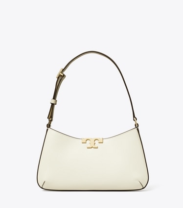 Tory Burch designer schultertaschen Schmale Eleanor Schultertasche in Warm White front