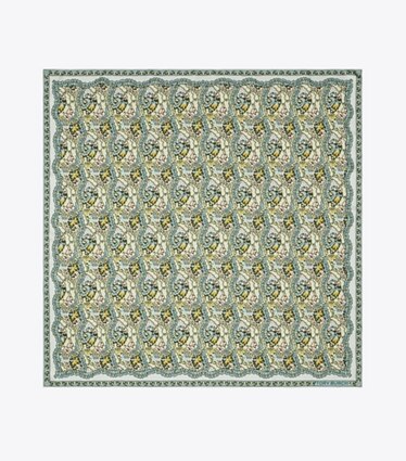 Tory Burch designer sciarpe Sciarpa quadrata Dream in seta con stampa cashmere in Dream Paisley superiore