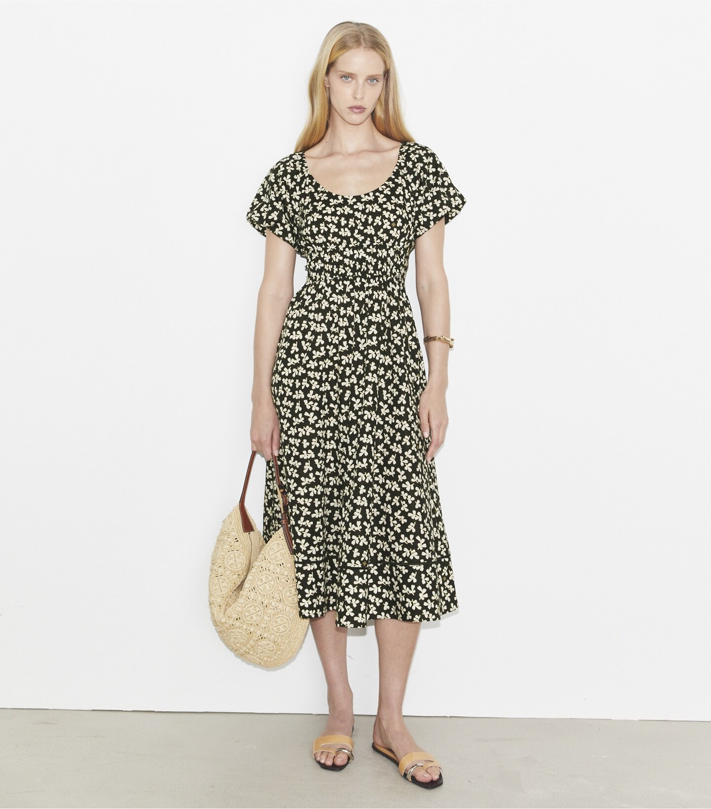 Scoop-Neck Dress