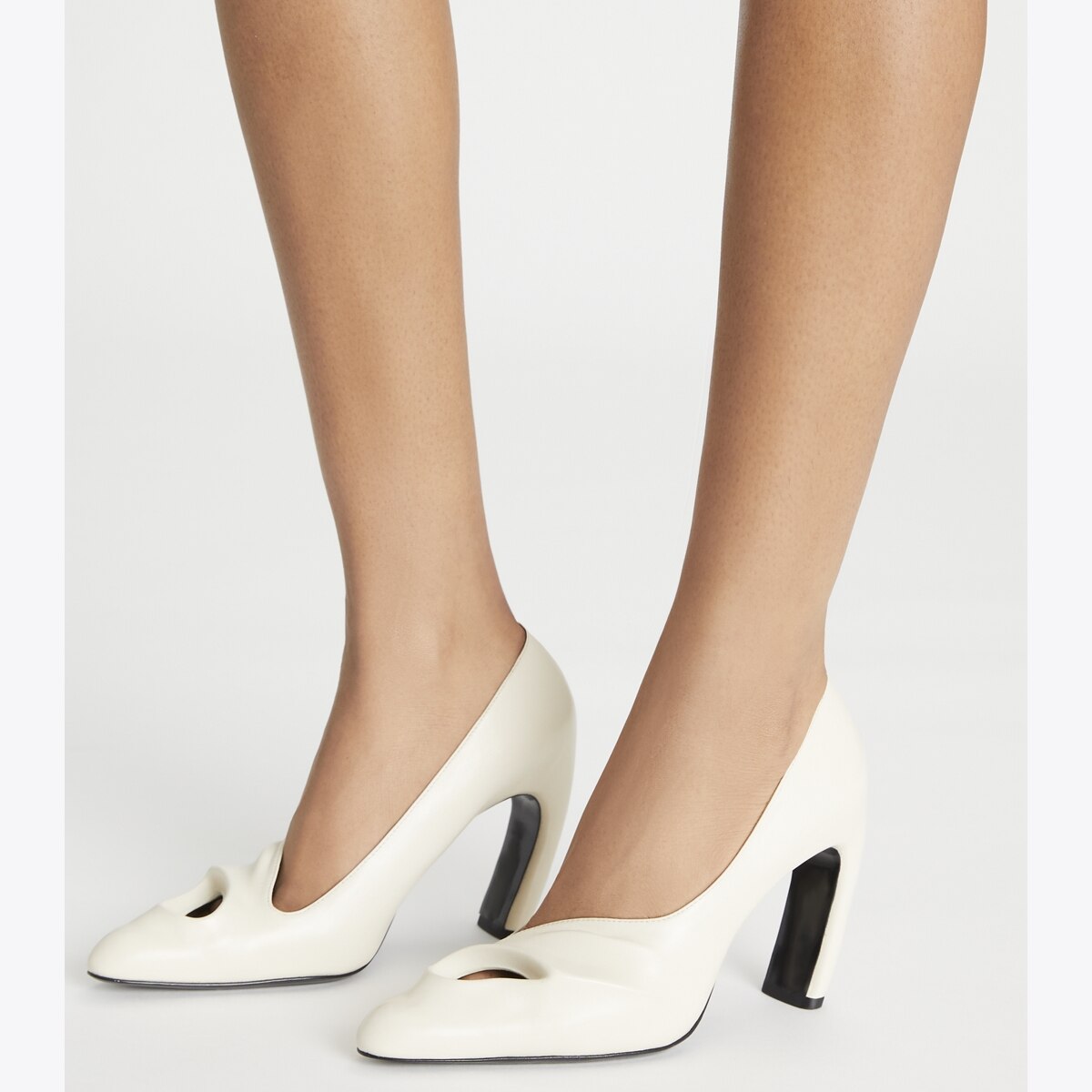 Sculpted Peep-Toe Pump: Women's Shoes | Heels | Tory Burch EU
