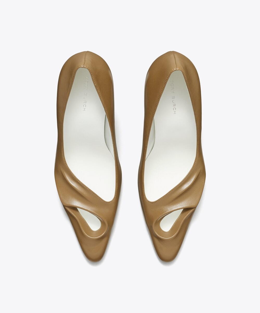 Sculpted Peep-Toe Pump, image 5 of 6