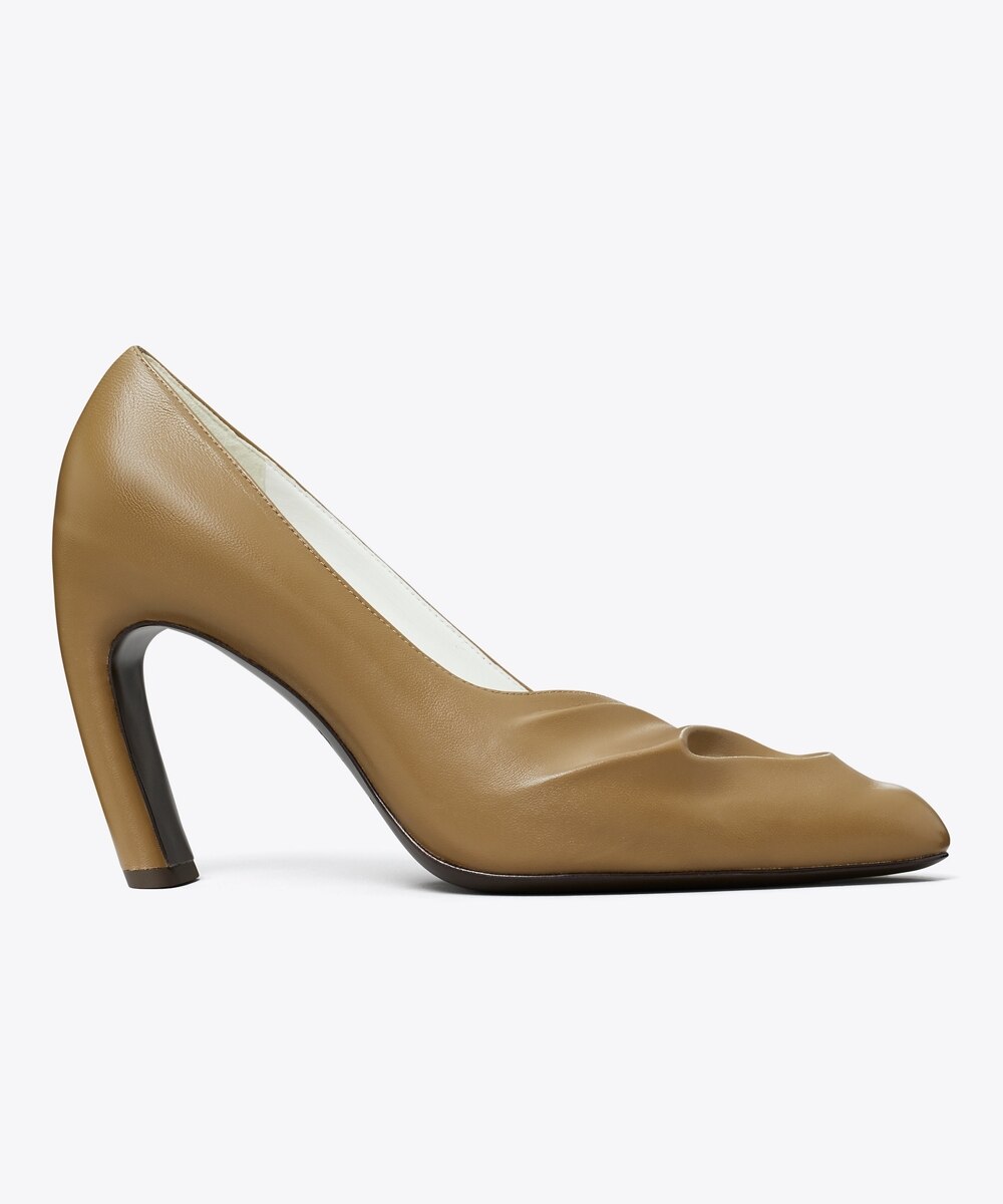 Sculpted Peep-Toe Pump, image 3 of 6