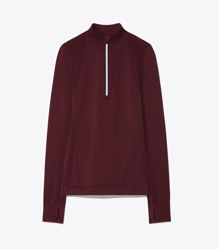 Seamless Quarter-Zip Pullover: Women's 