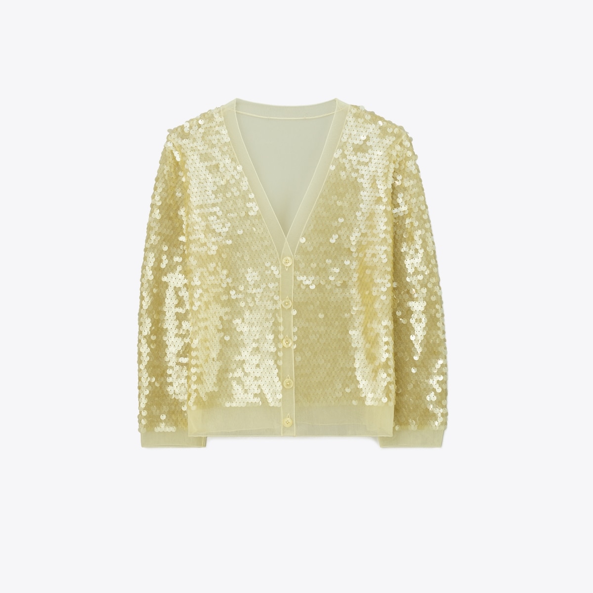 Sequin-Front Cardigan: Women's Designer Sweaters | Tory Burch