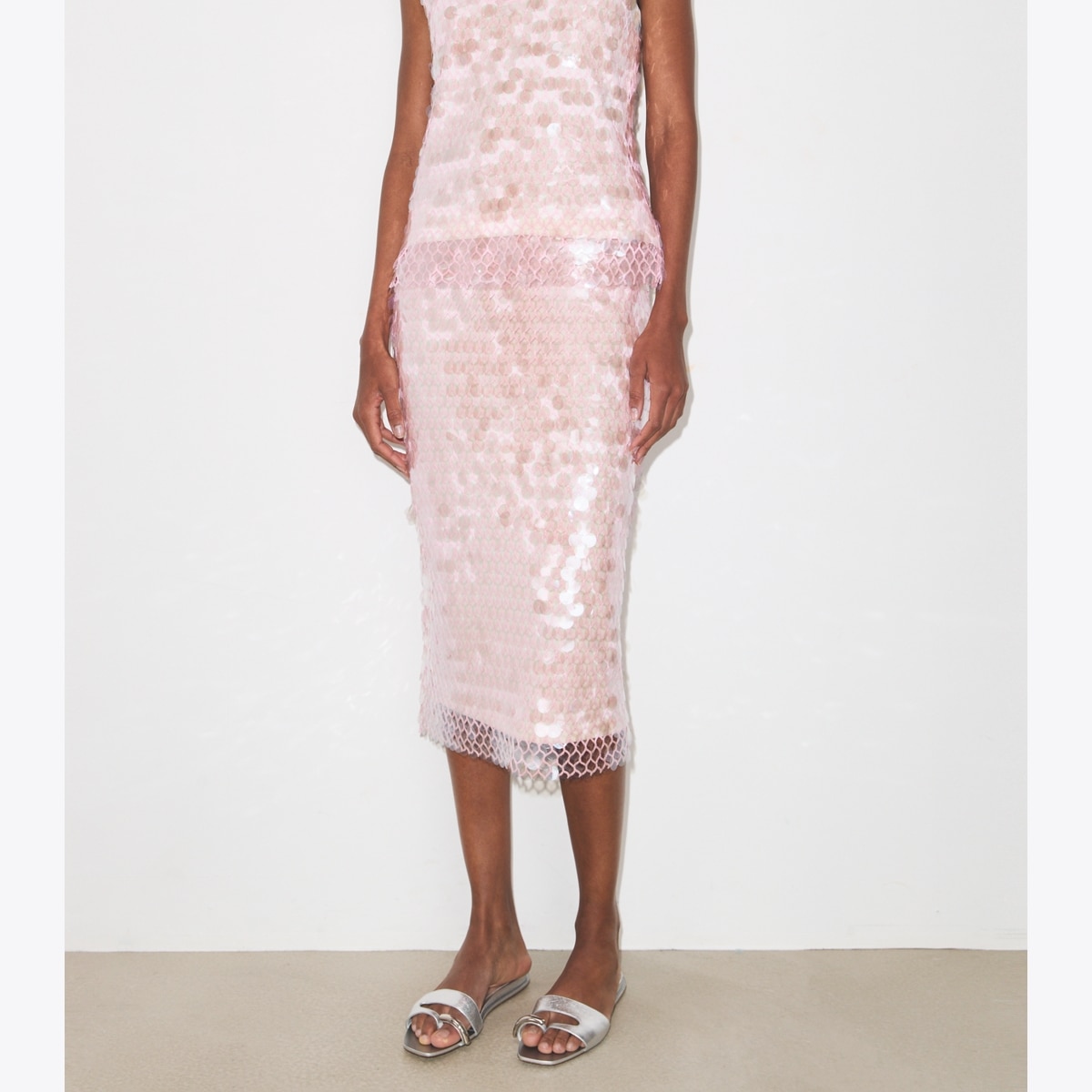 SEQUIN MESH SKIRT - thumbnail 5