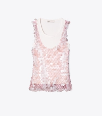 tory burch mesh star dress Tory Burch Women's Sequin Mesh Dress in Snow White / New Ivory, size S