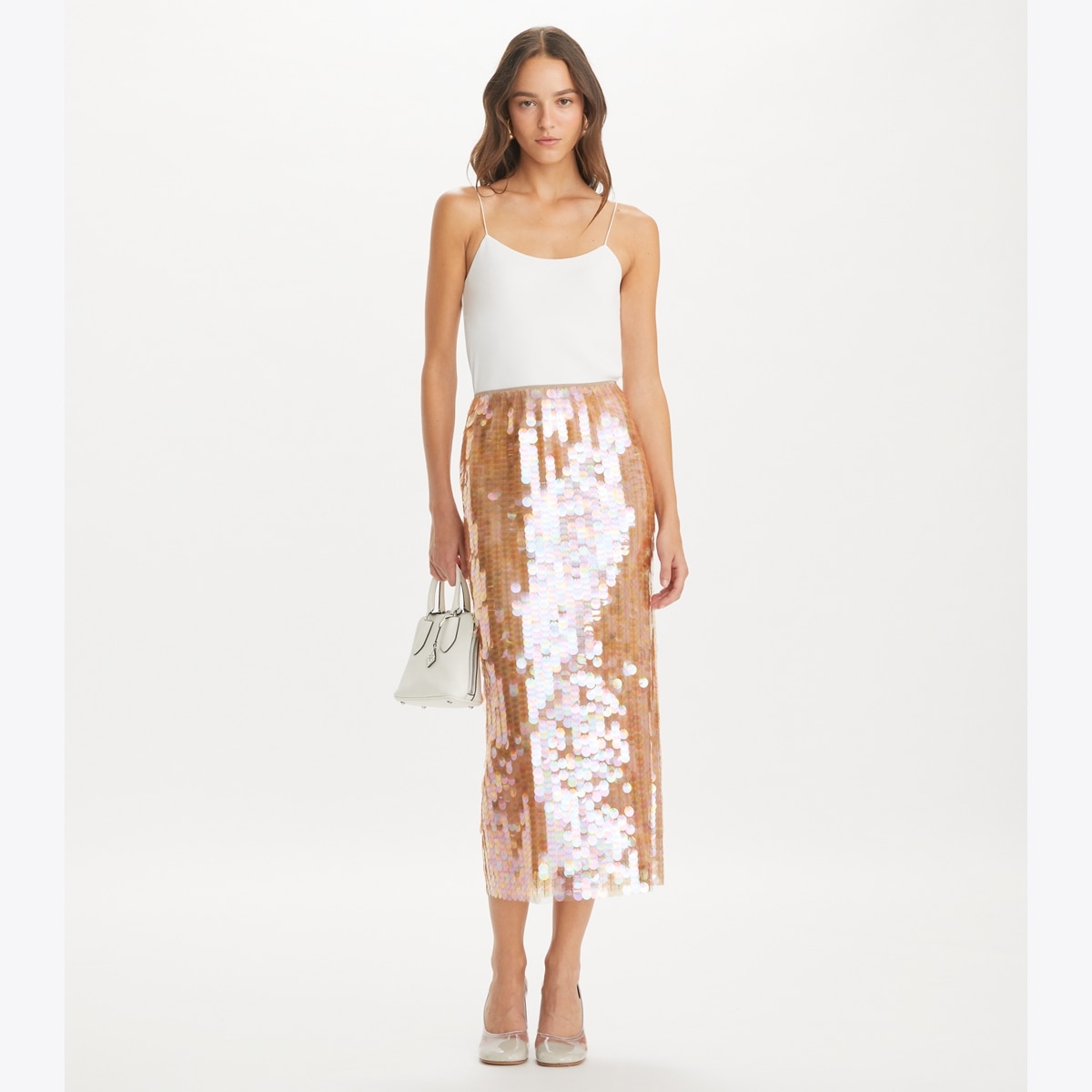 Sequin Skirt: Women's Designer Bottoms Tory Burch