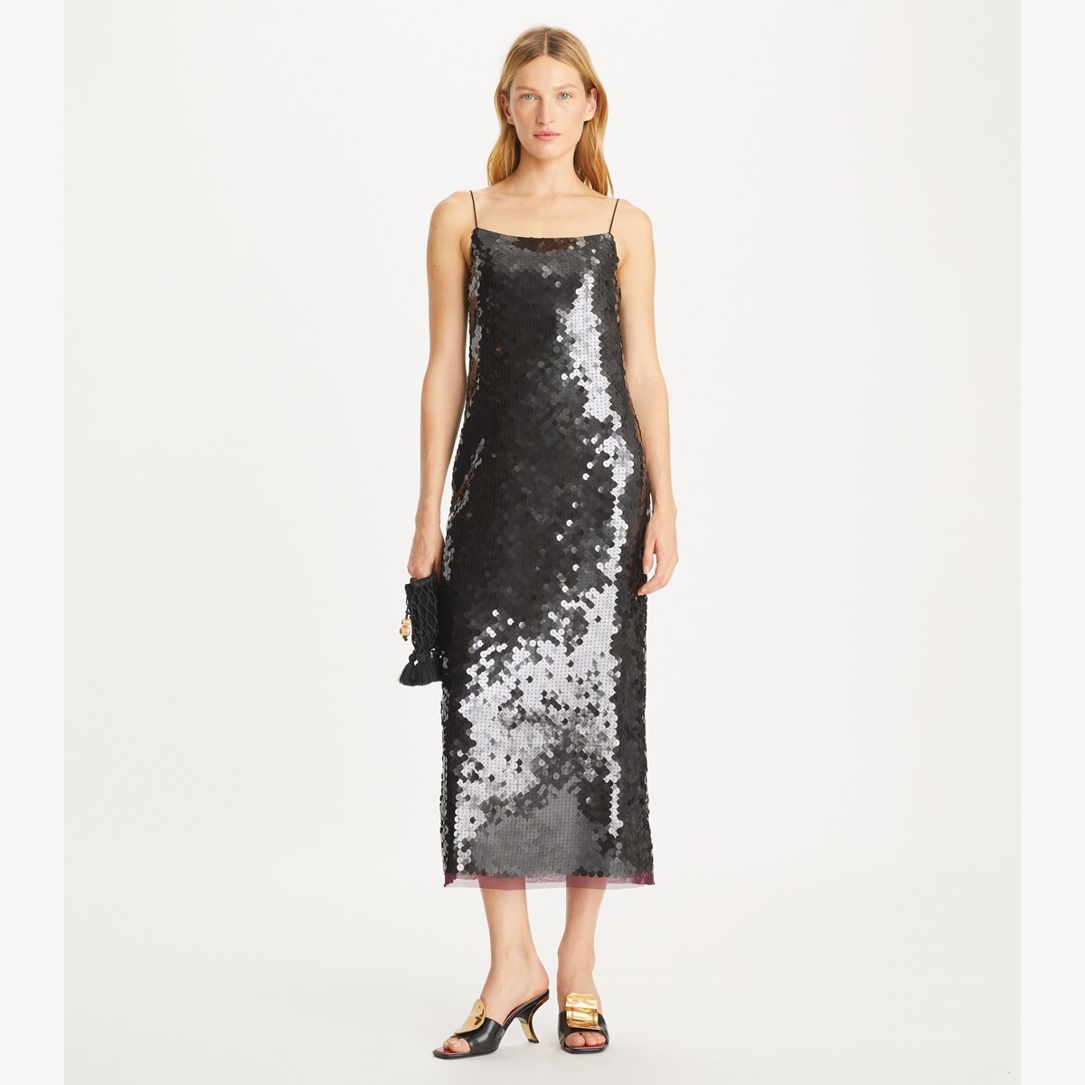 Sequin Slip Dress: Women's Designer Dresses | Tory Burch