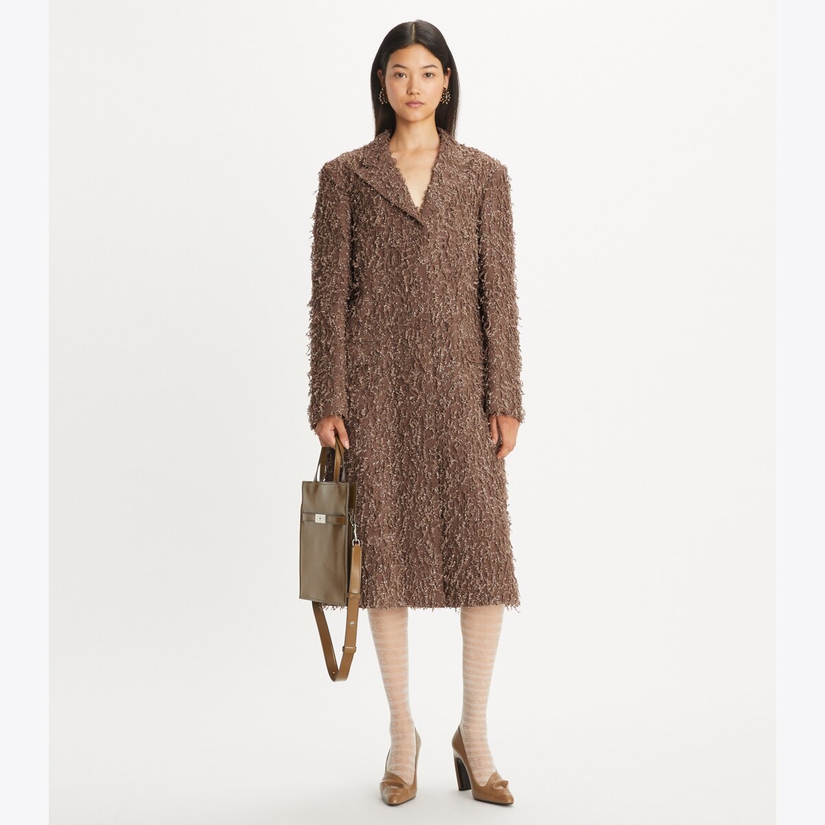 THE TOE Pâté color long coat THE TOE Pate Color Long Coat