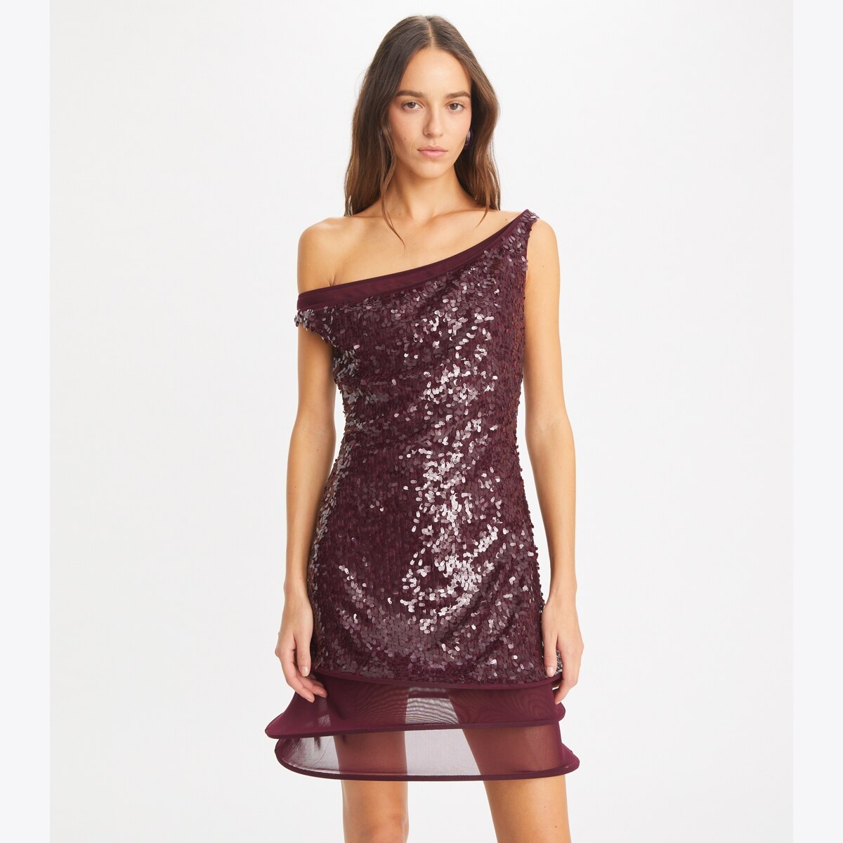 Sequined Hoop Dress: Women's Clothing | Dresses | Tory Burch EU