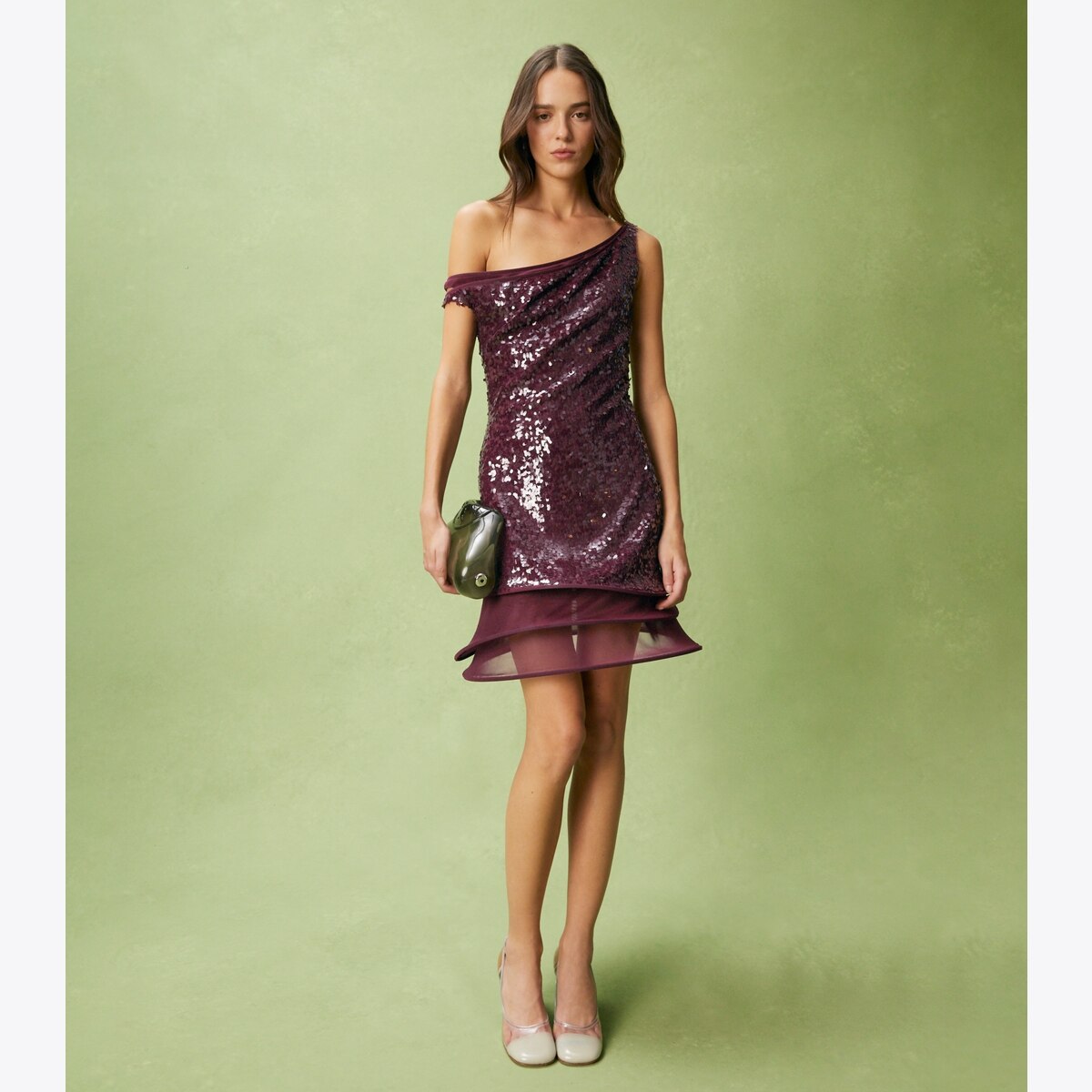 Sequined Hoop Dress: Women's Clothing | Dresses | Tory Burch EU