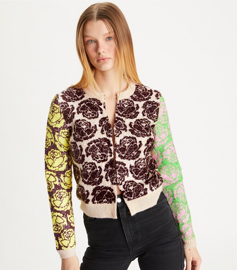 Tory burch clearance rose sweater