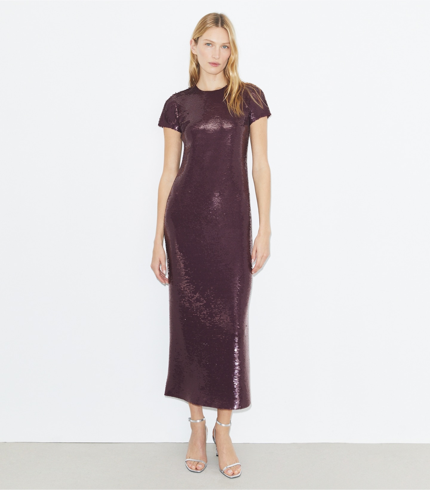 Sequined T-Shirt Dress