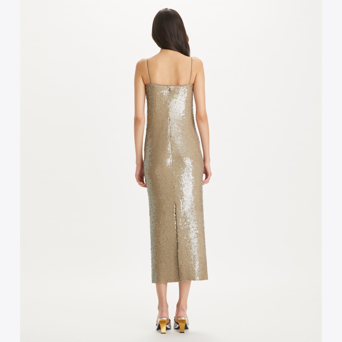 Sequins Mesh Dress: Women's Designer Dresses | Tory Burch