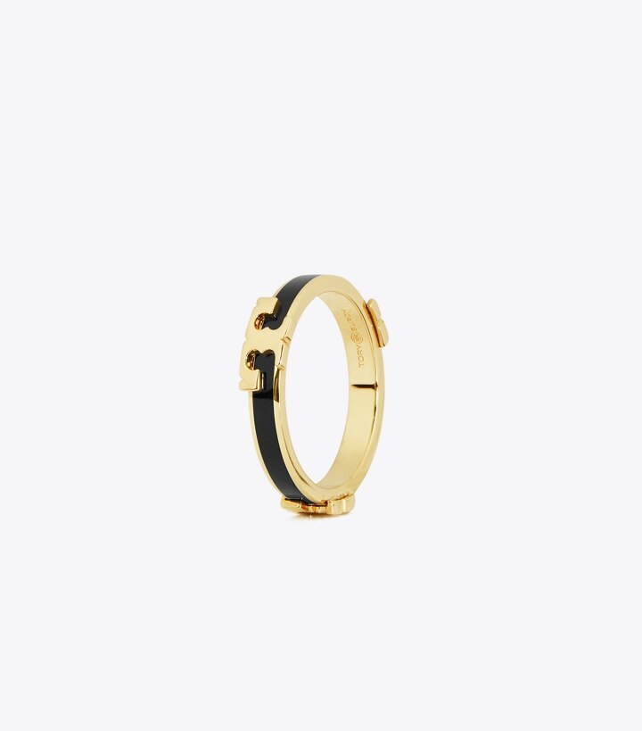 Serif-T Enameled Stackable Ring: Women's Designer Rings | Tory Burch