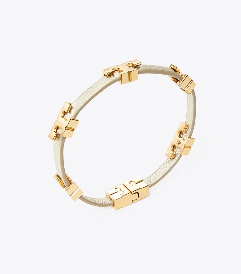 Tory burch serif t deals single wrap bracelet