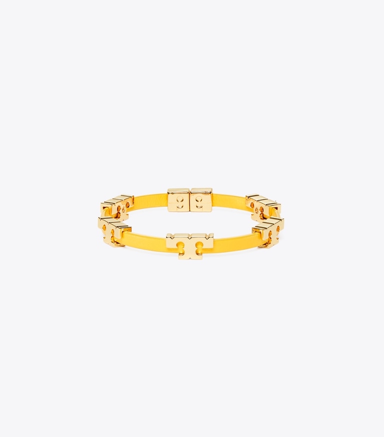 Tory burch serif t store single wrap bracelet