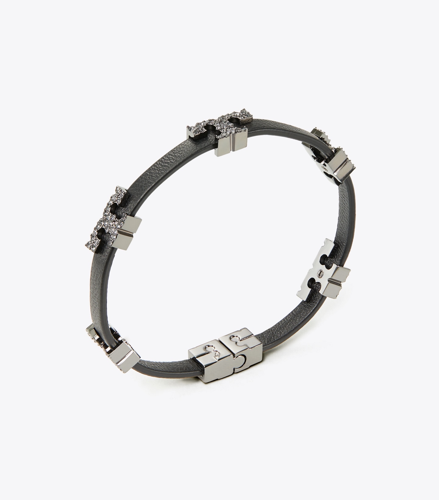 Serif-T Single-Wrap Pavé Bracelet