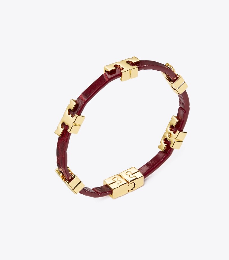 Tory burch serif on sale t stackable bracelet