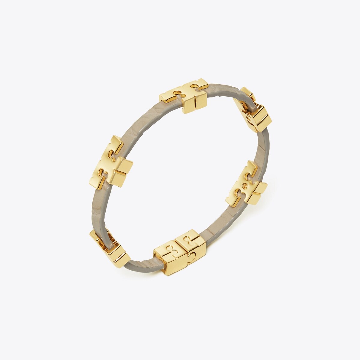 即発 トリーバーチ ブレスレット SERIF-T STACKABLE BRACELET serif-t-stackable-croc-
