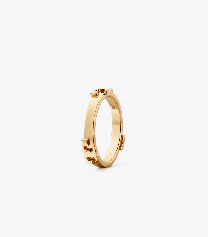 Serif-T Stackable Metal Ring: Women's Designer Rings | Tory Burch