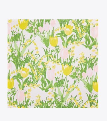 Tory Burch designer linge Serviette de table Les Tulipes, lot de 4 dans Multi de face