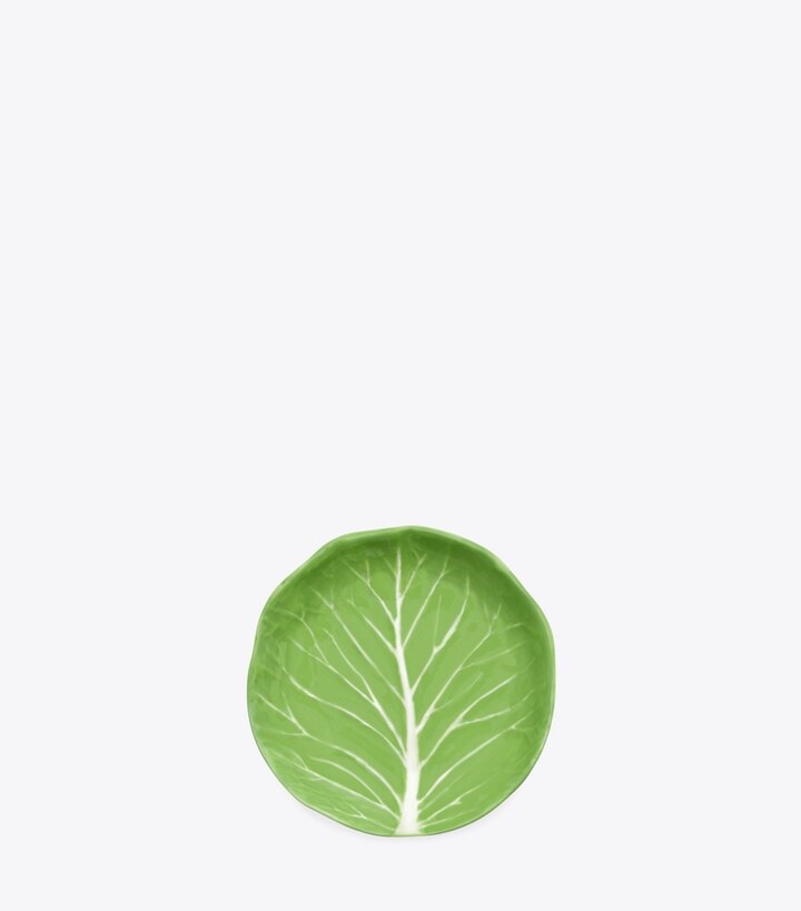 Tory Burch designer servizio da tavola Set Da 4 Piatti Da Stuzzichino Lettuce in Green front