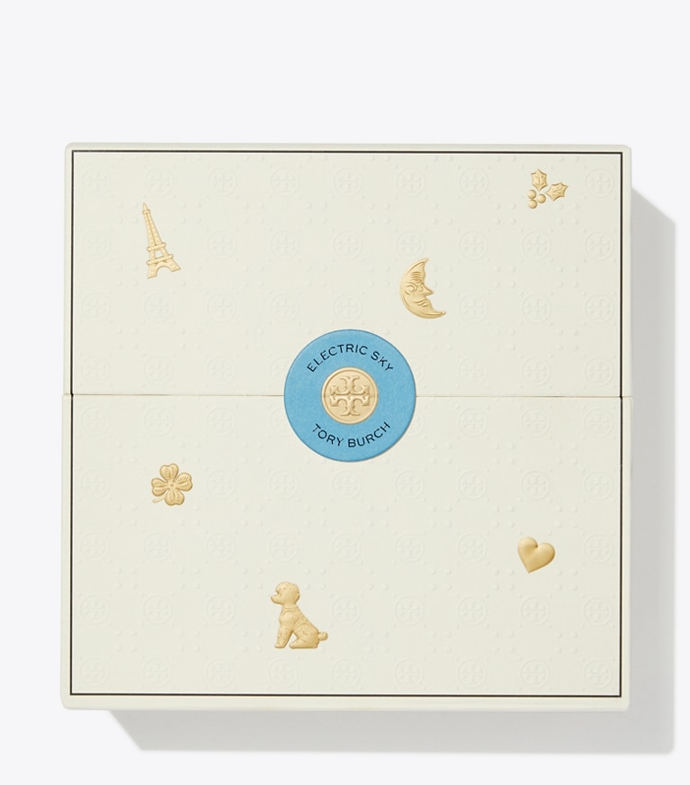 Tory Burch diseñador perfume Set de regalo con dije Electric Sky en ELECTRIC SKY BLUE adicional