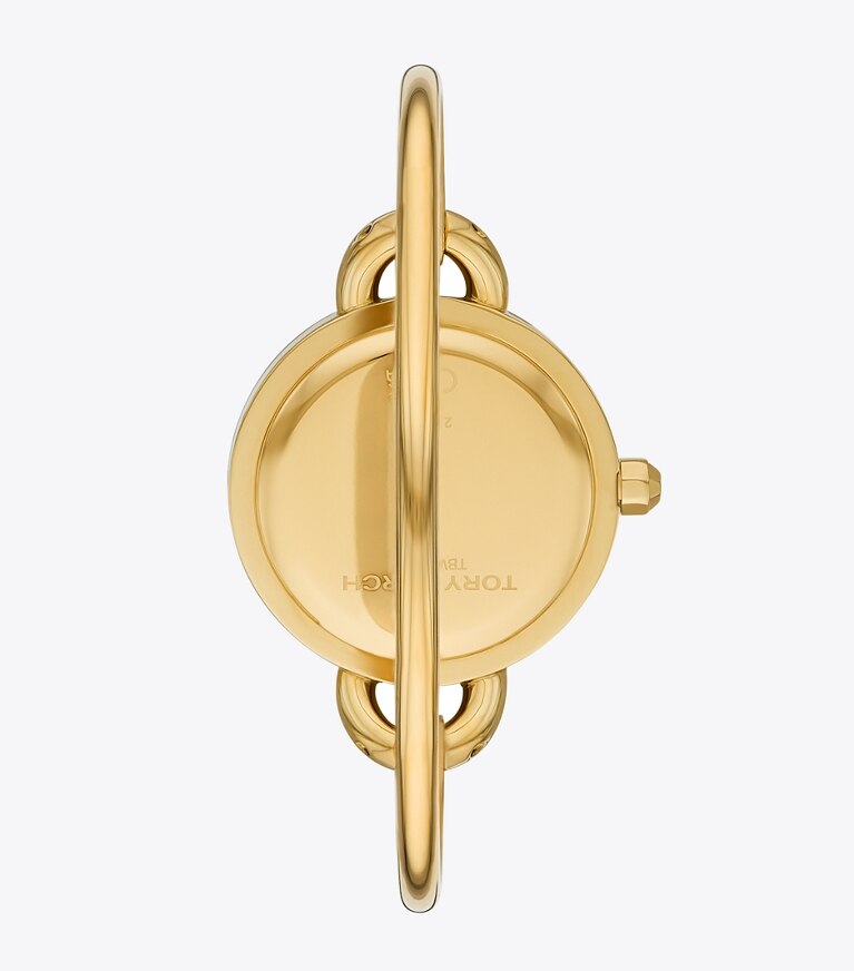 Tory Burch diseñador relojes con correa Set de regalo con reloj Miller en MOP/SILVER/GOLD/HORN/LIGHT BLUE volver