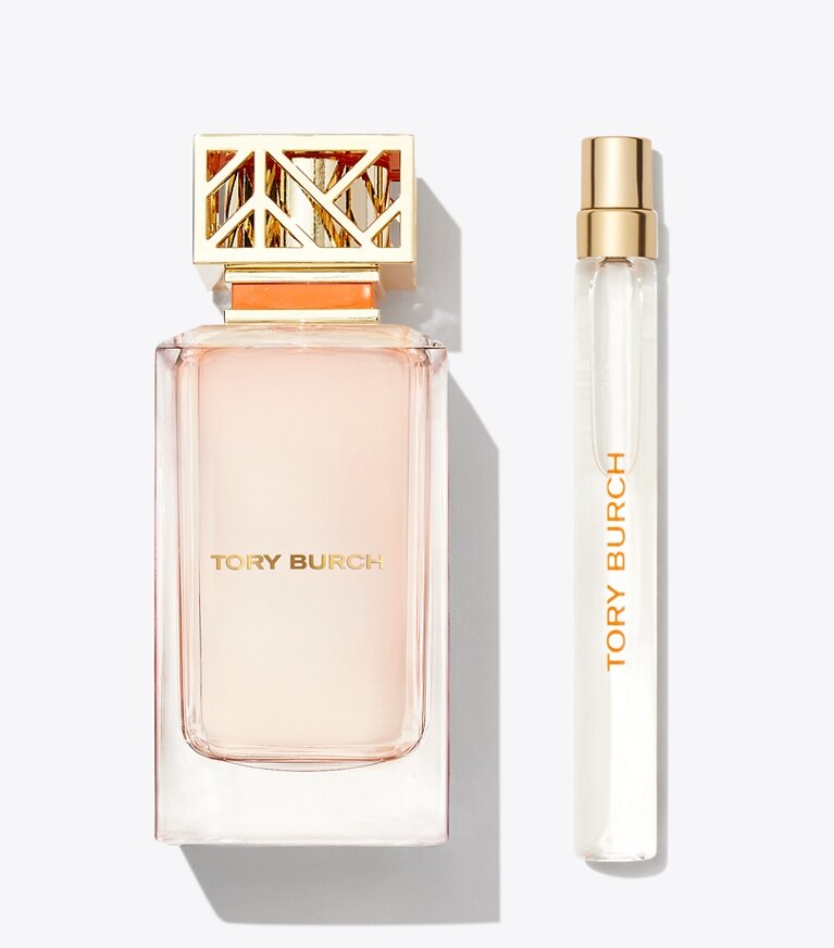 Tory Burch diseñador perfume Set de regalo Signature en Tory Orange frente