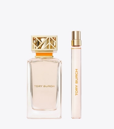 Tory Burch diseñador perfume Set de regalo Signature en Tory Orange frente