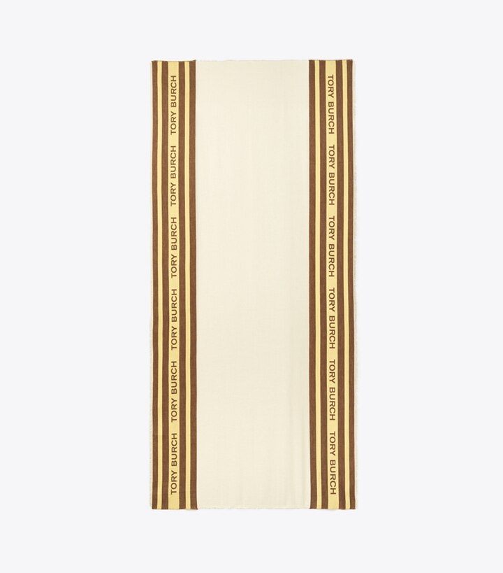 Sheer Voyager Oblong Scarf: Women's Designer Scarves | Tory Burch