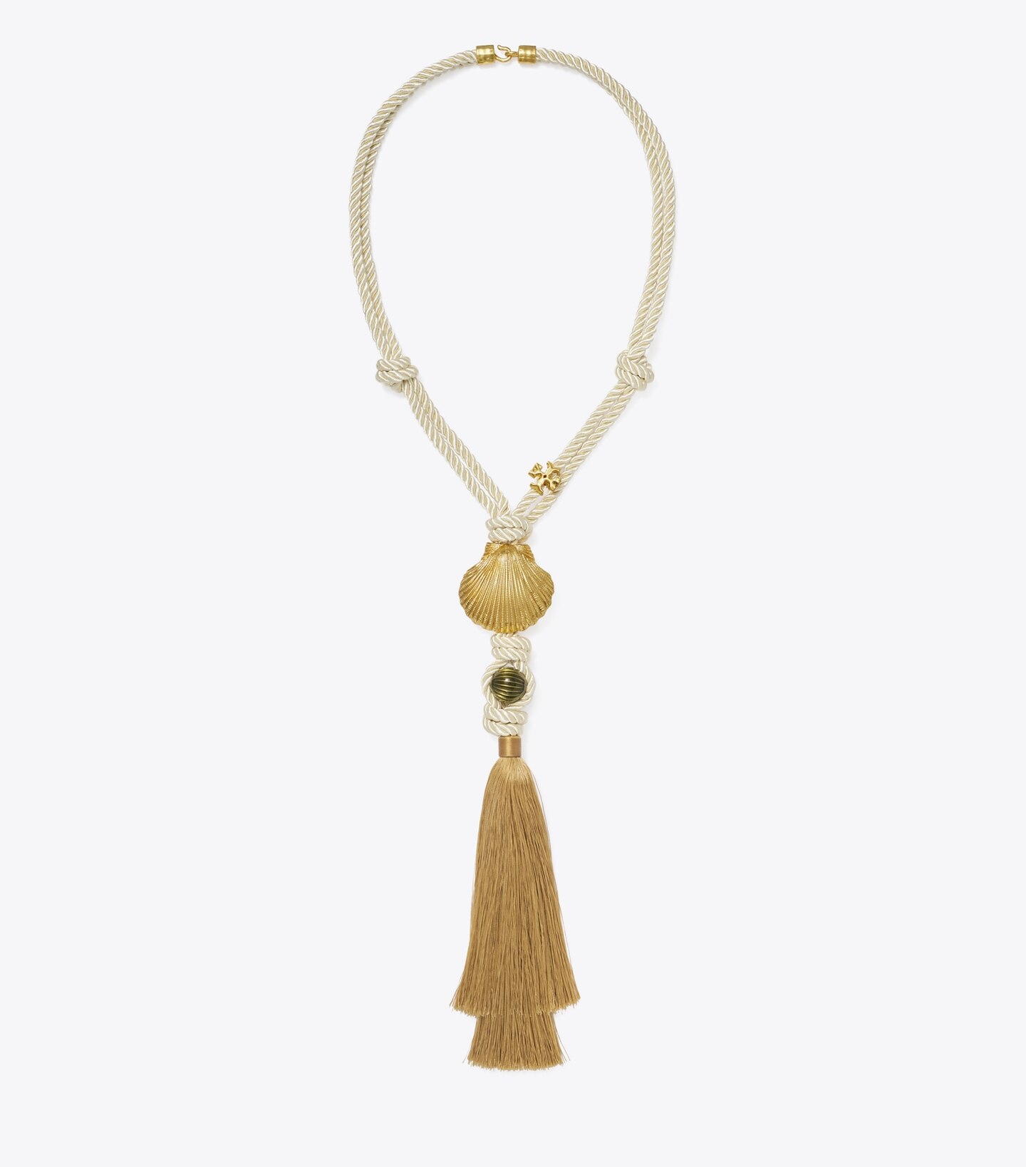 Shell Tassel Pendant Necklace