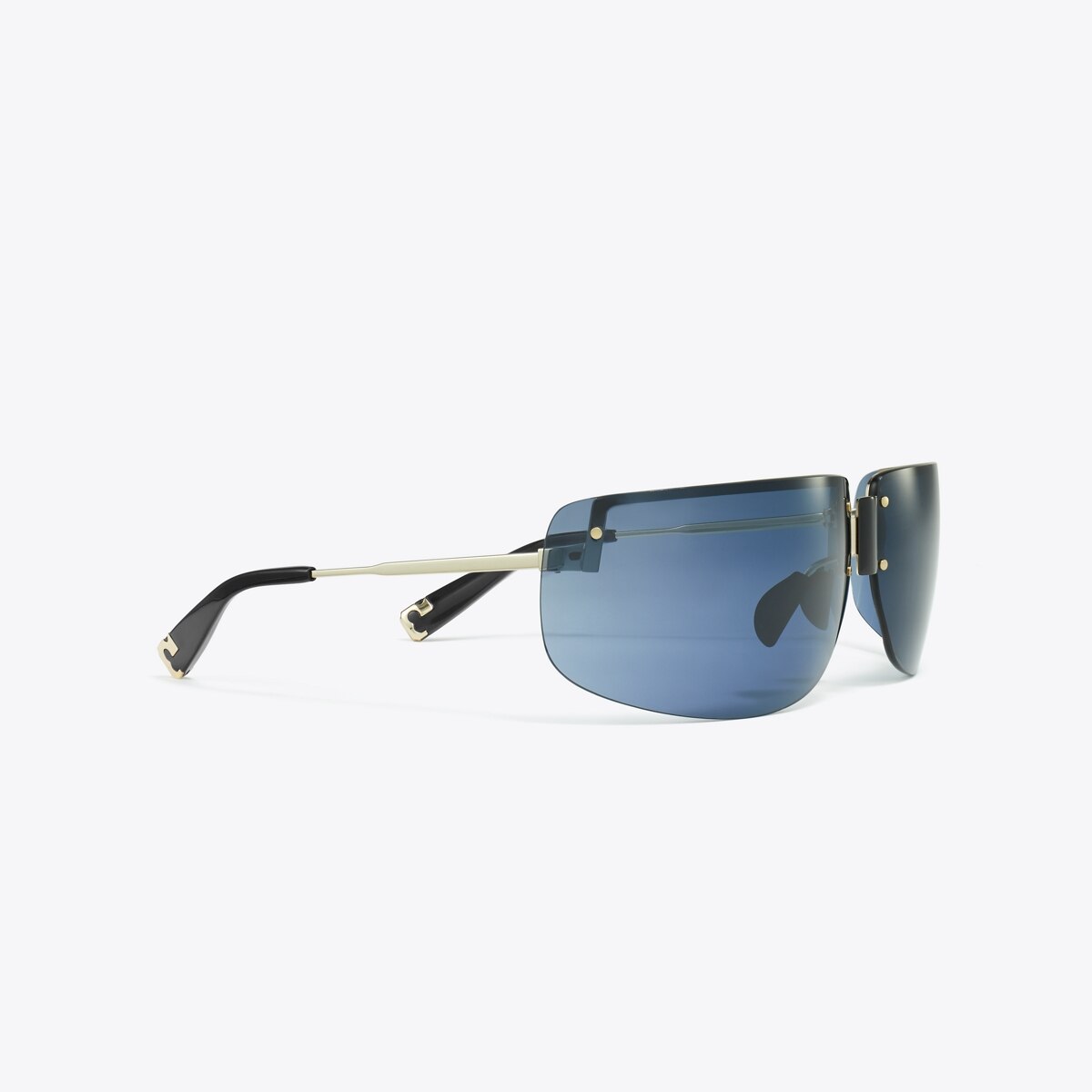TORY BURCH TY6003 SHIELD RIMLESS W/ GRAY LENSES shield-runway-sunglasses-  main image 3