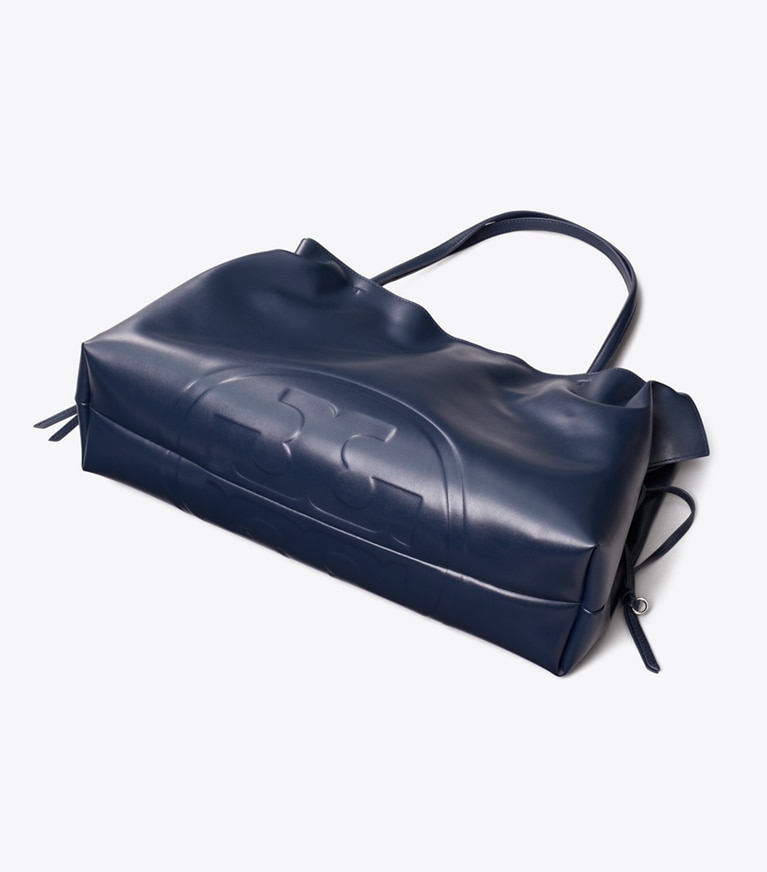 Tory Burch designer borse shopping Shopping con coulisse Ella natuura™ in New Navy additional
