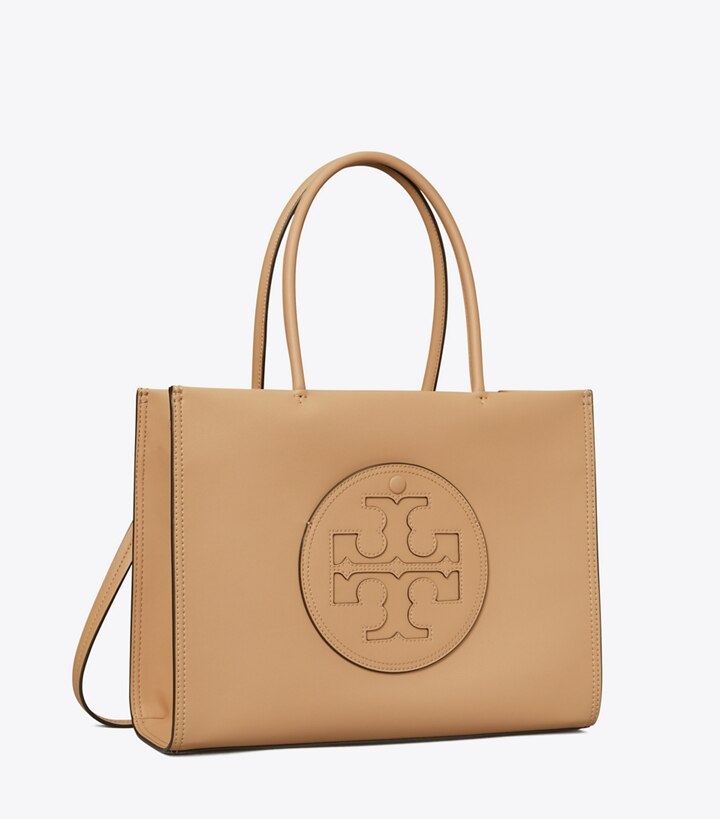 Tory Burch designer borse shopping Shopping Ella Bio piccola in Light Sand angle