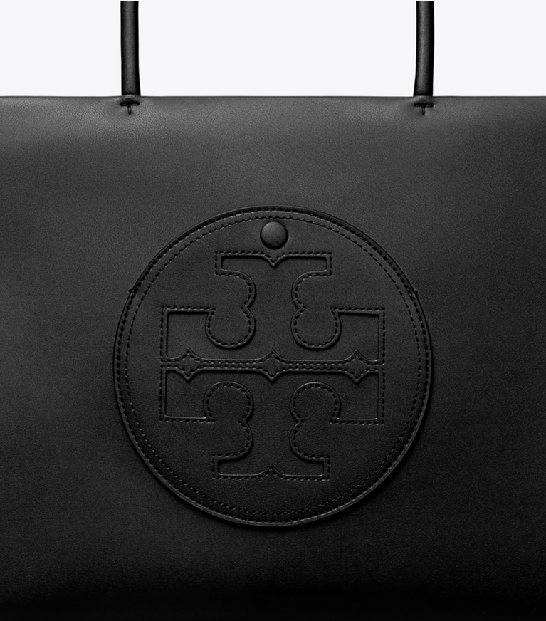 Tory Burch designer borse shopping Shopping Ella Bio piccola in Black angle