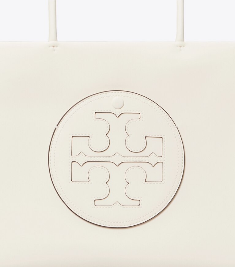 Tory Burch designer borse shopping Shopping Ella Bio piccola in Warm White angle