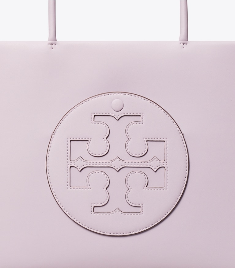 Tory Burch designer borse shopping Shopping Ella Bio piccola in Purple Heather angle