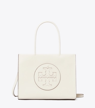Tory Burch designer borse shopping Shopping Ella Bio piccola in Warm White front